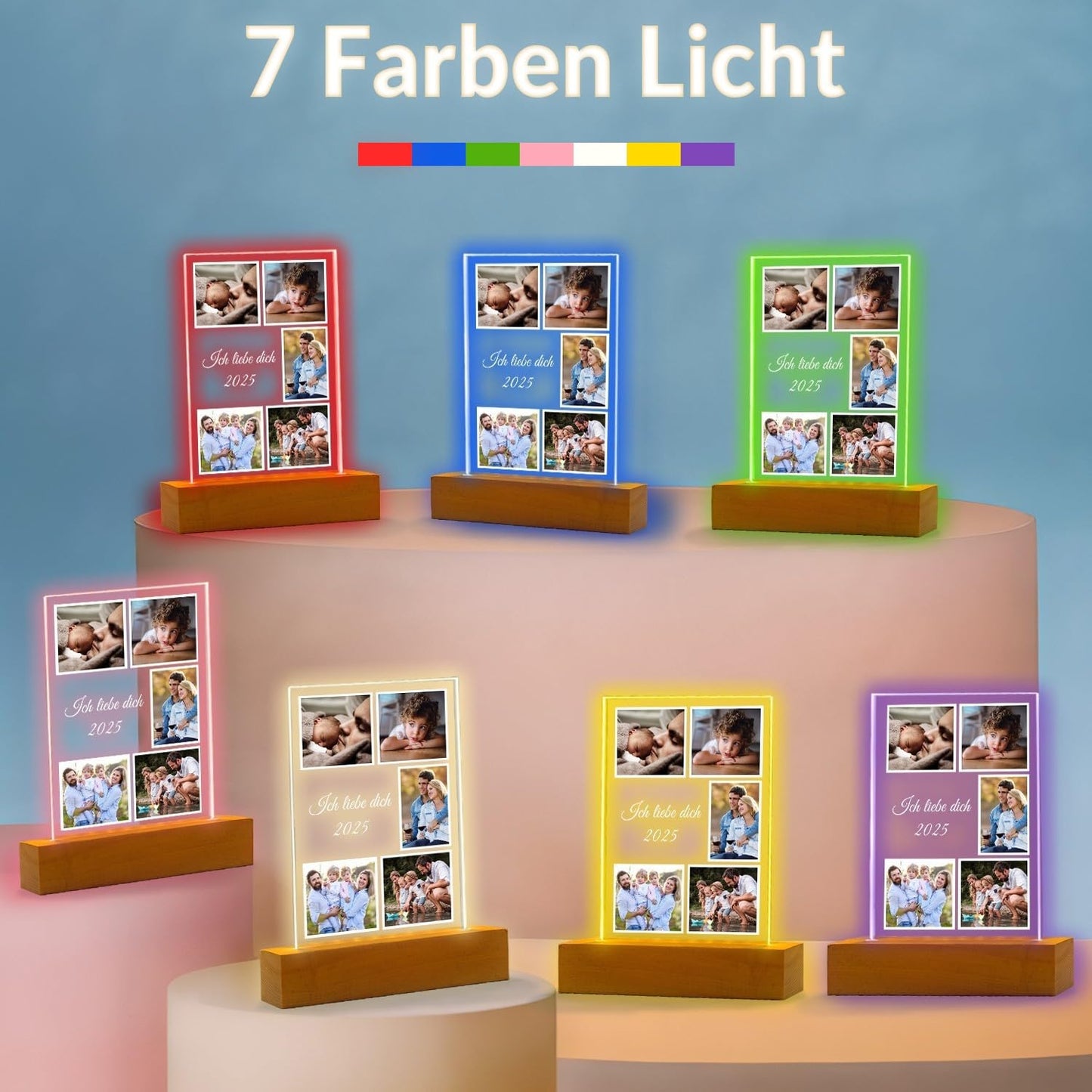 Personalisierte Geschenke für Freundin, Bilderrahmen mit Foto 