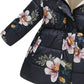 Winter Jacket Girls' Floral Warm Winter Coat Children's Jacket