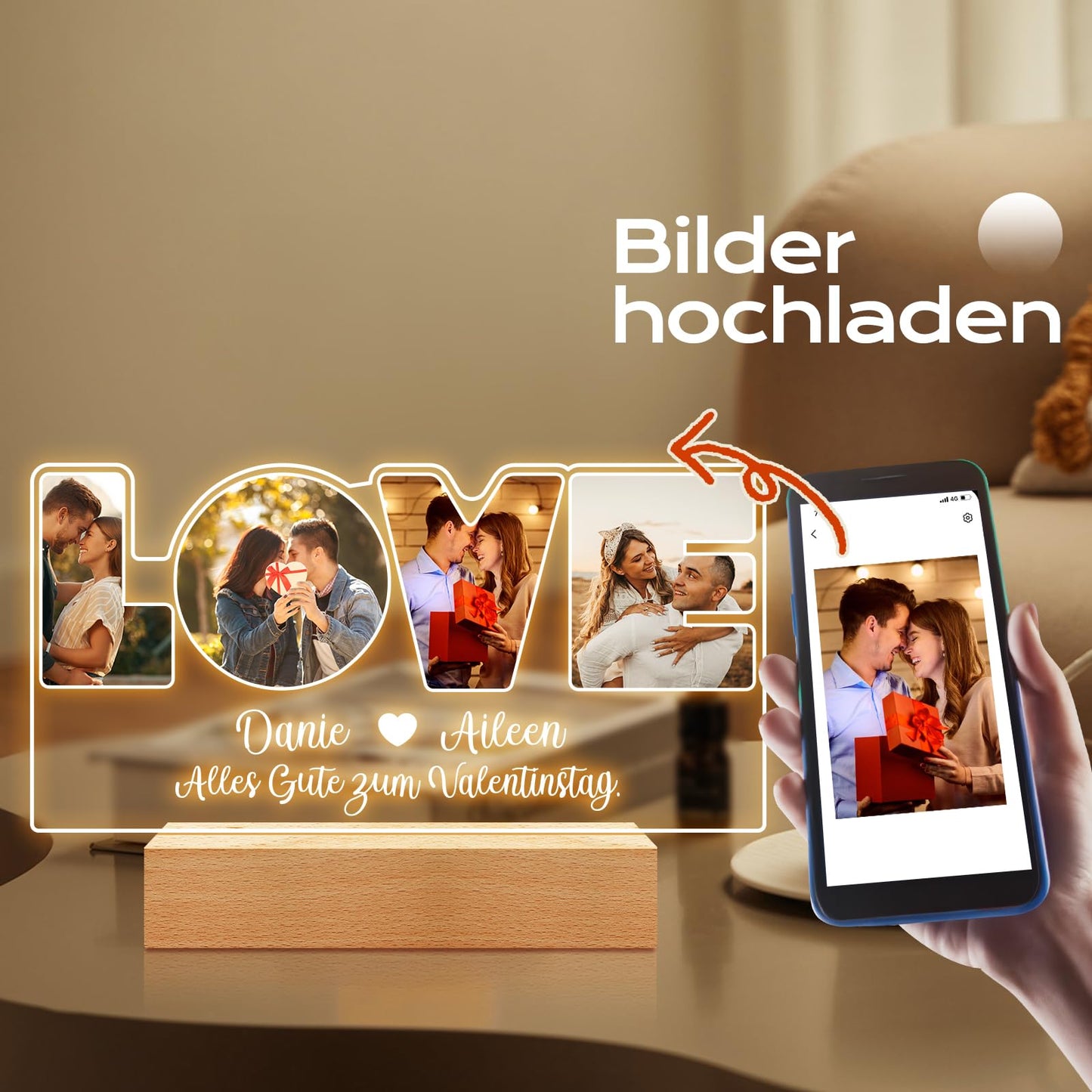 Personalisierte Geschenke, personalisierte Bilderrahmen mit Foto, personalisiertes Geburtstagsgeschenk 
