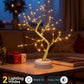 LED Lichterbaum, Baum Licht Warmweiß Verstellbare Äste, 108 LED Baum Lampe Dekobaum Belichtet Baumbeleuchtung Innen Deko 