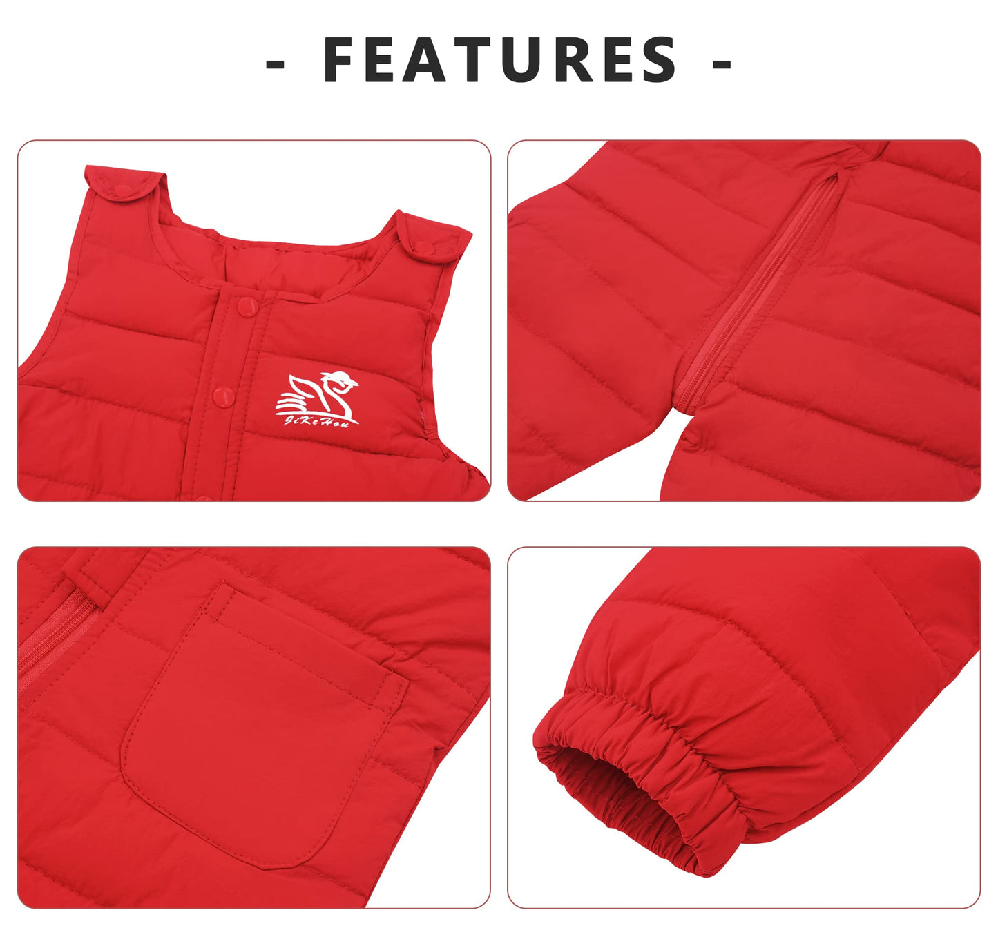 SEAUR Baby Down Trousers Lightweight Warm Snow, Windproof Ski Trousers