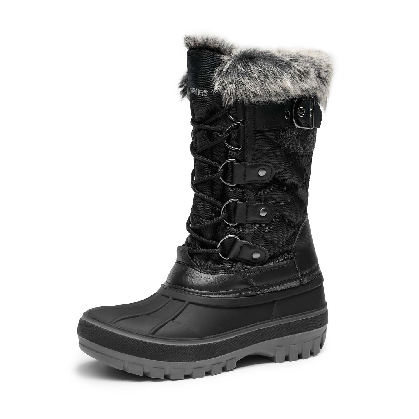 DREAM PAIRS Jungen Mädchen Winterstiefel Wasserabweisend, Warm Rutschfest Schneestiefel 