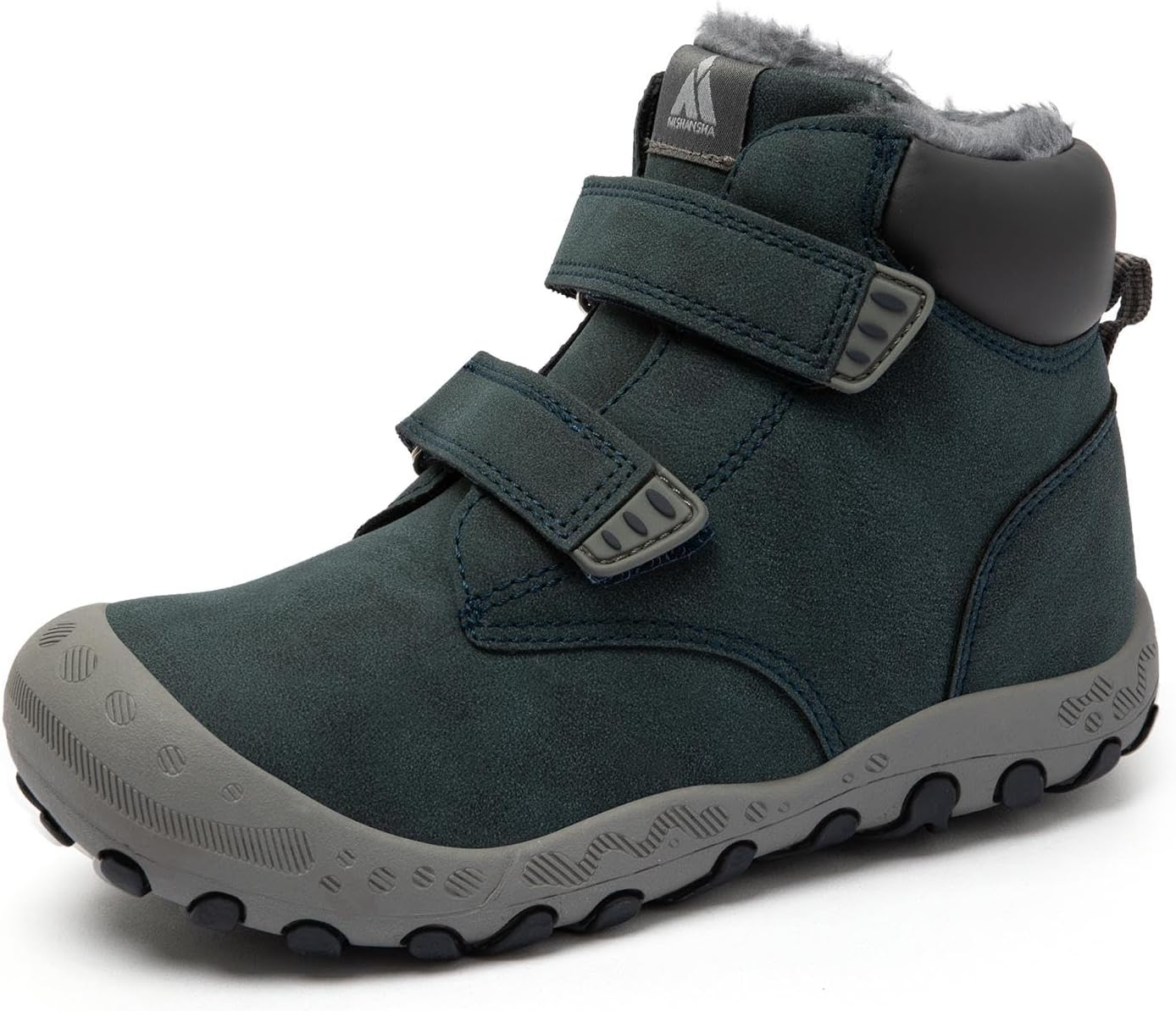 Mishansha Kinder Winterschuhe Warm Gefüttert Winterstiefel Jungen Mädchen Boots 
