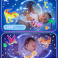 Sternenhimmel Projektor Kinder mit 15 Film, Nachtlicht Baby,Bluetooth,LED Projektor 
