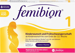 Femibion ​​1 Schwangerschaft + Frühschwangerschaft ohne Jod 