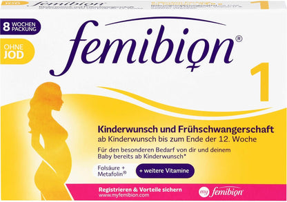 Femibion ​​1 Schwangerschaft + Frühschwangerschaft ohne Jod 