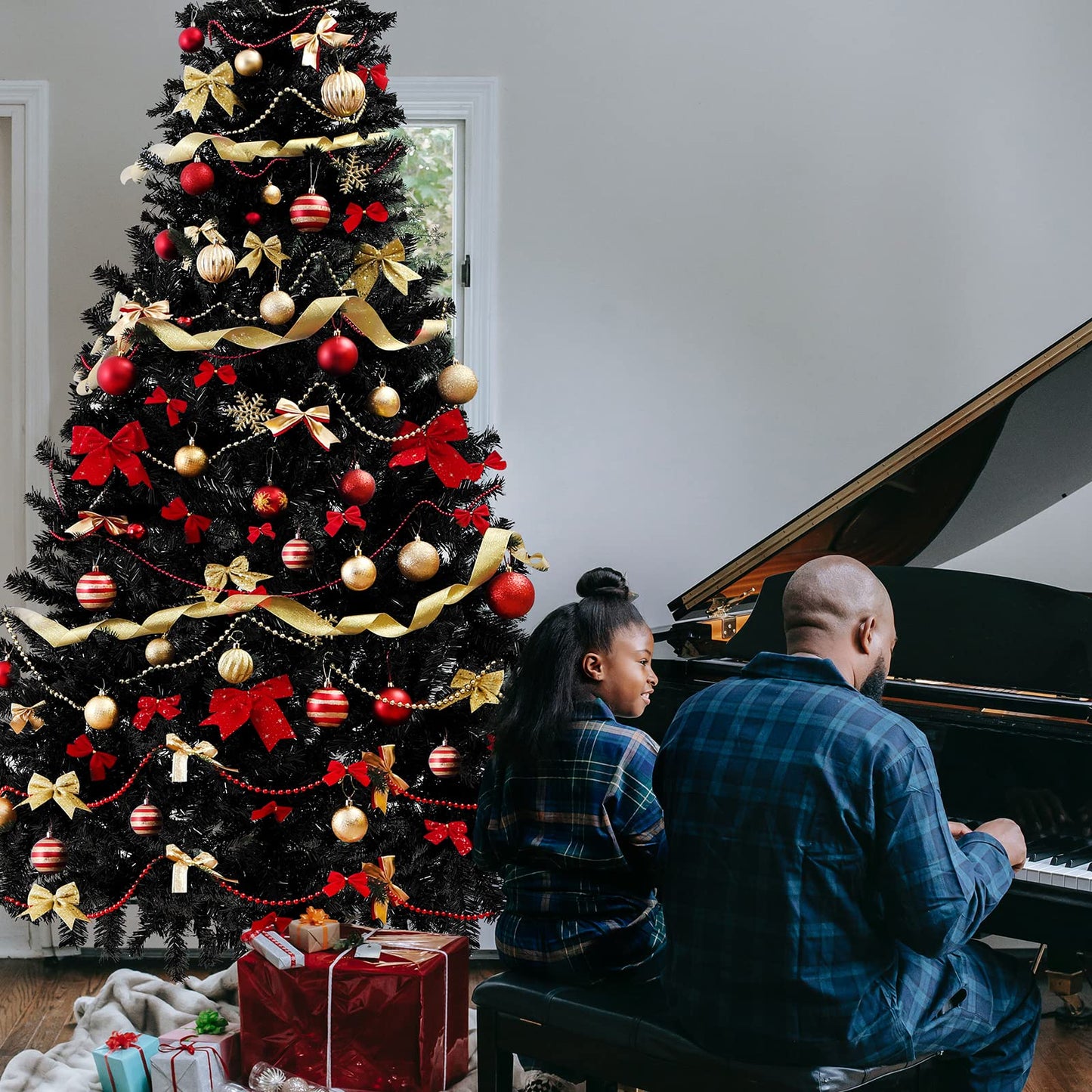 SALCAR Künstlicher Weihnachtsbaum, 60 cm - 270 cm 