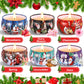 Duftkerzen-Set, 12 Stück Weihnachtskerze, natürliches Sojawachs Kerzen, Aromatherapie Weihnachtskerzen Aroma 
