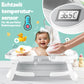 Babybadewanne | Babywanne platzsparend &amp; faltbar mit Thermostat &amp; Kissen 