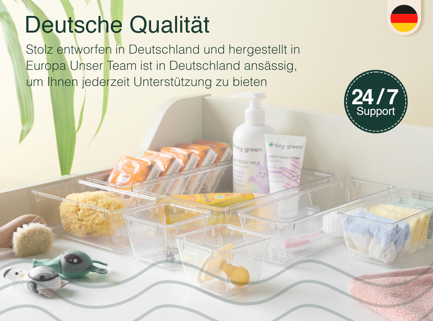 Uandu Schubladenorganizer, 25er-Set, Schreibtischorganizer 