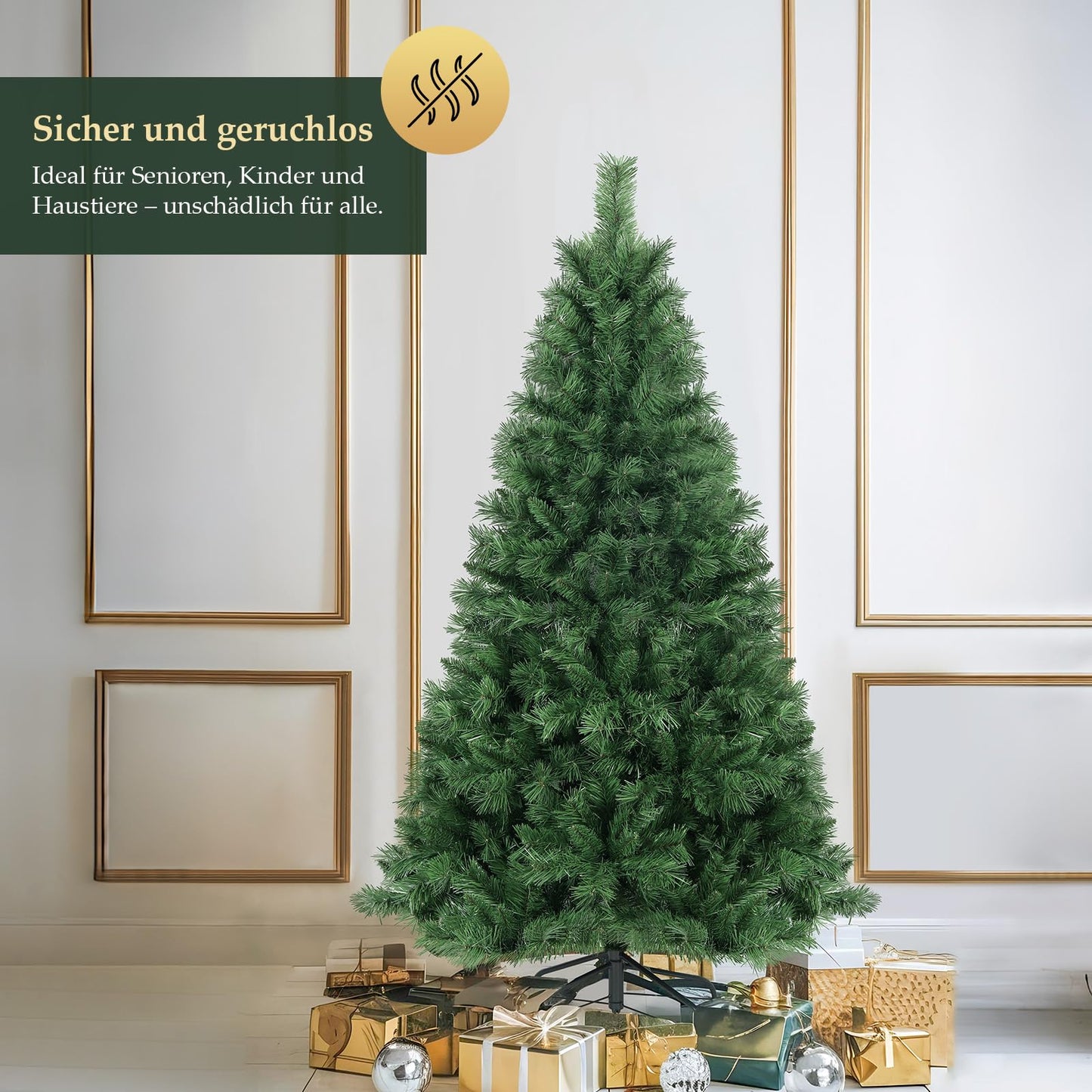 SALCAR Künstlicher Weihnachtsbaum, 60 cm - 270 cm 