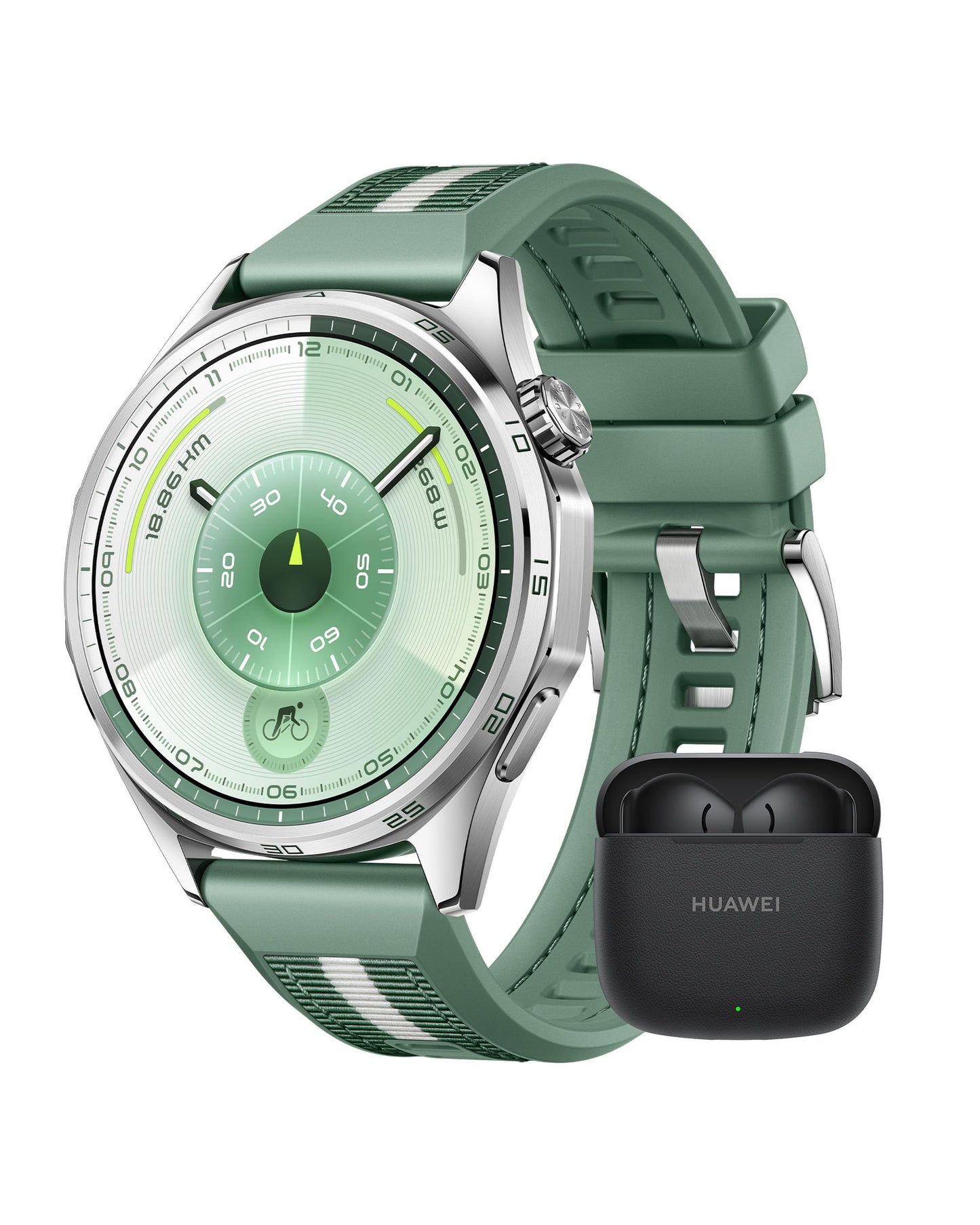 HUAWEI Watch GT 6 Pro Smartwatch, GPS, EKG, 1,47 Zoll AMOLED-Display, bis zu 21 Tage Akkulaufzeit, umfassende Fahrradfunktionen, über 100 Sportmodi, kompatibel mit Android und iOS 