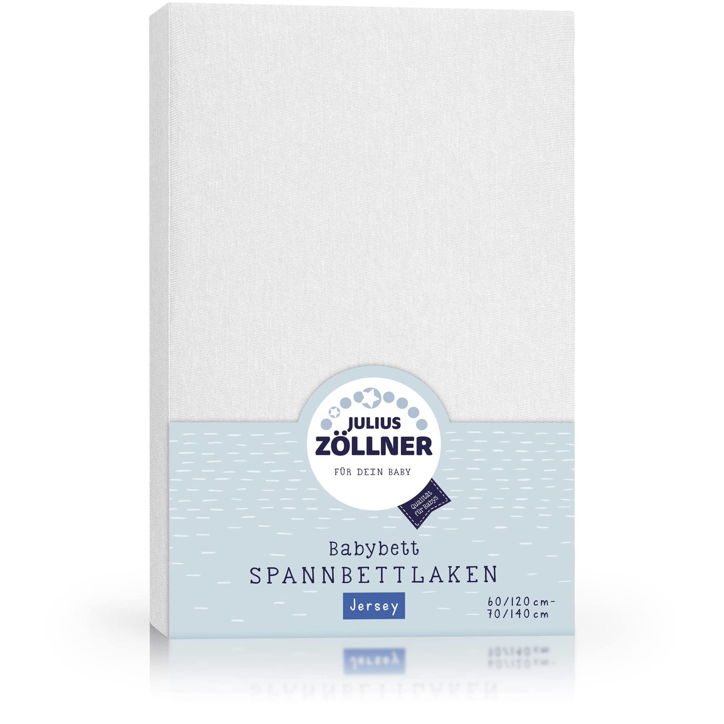 Spannbettlaken für Baby- &amp; Kinderbett, 100 % Jersey-Baumwolle, 2er Pack 