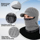 Sturmhaube aus Sturmhaube mit flexiblem Halswärmer, winddichter, Unisex-Wärmer-Gesichtsmaske 
