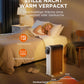 2300W 11 Rippen tragbarer Elektroheizer mit Drehknopfregelung und einstellbarem Thermostat, 3 Heizstufen, Kipp- und Überhitzungsschutz, ultraleicht im Büro &amp; Zuhause