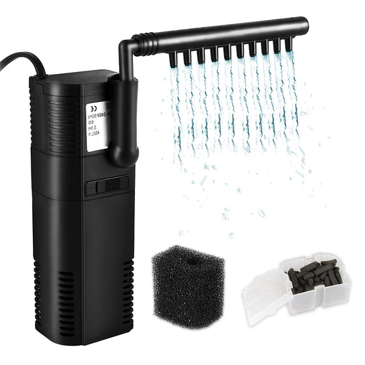 Aquariumpumpe Filterpumpe Aquarium Innenfilter Aquariumpumpe 300L/h 2Watt