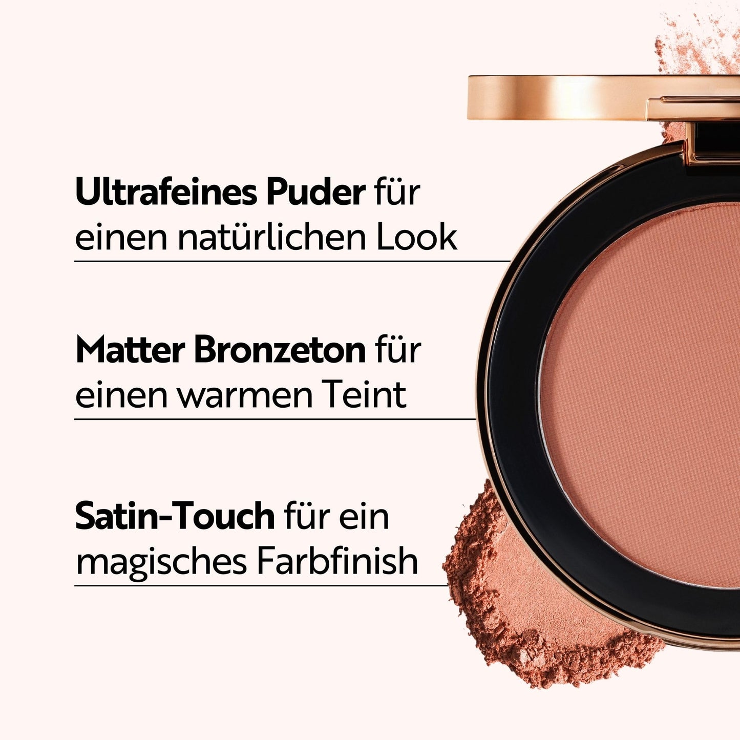 MAGIC FINISH Satin Blush Peachy Rose (4g) – Rouge mit Satin-Touch Textur für ein perfektes Make Up, hochpigmentierte Beauty-Farben 