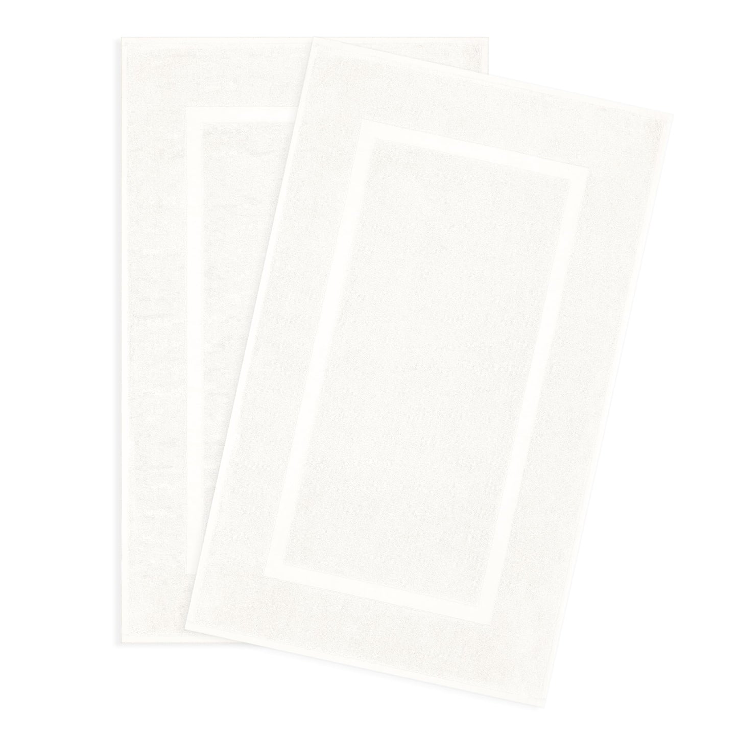 6-teiliges Handtuchset, 100 % Baumwolle, weich, saugfähig, hochwertiges Handtuchset, 2 Badetücher (70 x 140 cm), 4 Handtücher (50 x 100 cm), Weiß 