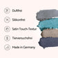MAGIC FINISH Satin Eyeshadow – Hochpigmentierte Lidschatten-Palette mit 4 harmonierenden Lidschatten, 