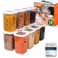 Lebensmittelaufbewahrungsbehälter, Vorratsdosen mit luftdichtem Deckel, praktischer Organizer für die Küche 