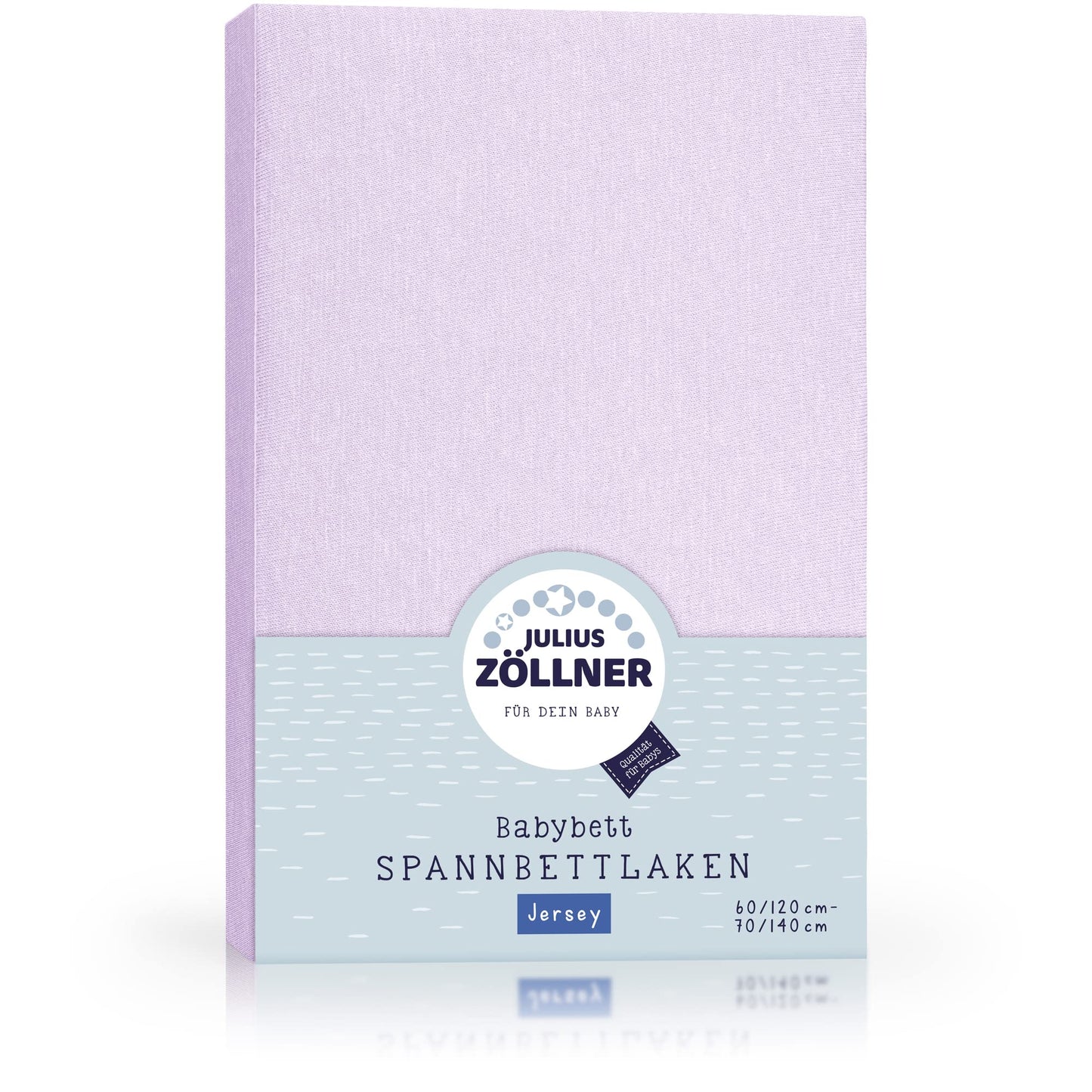 Spannbettlaken für Baby- &amp; Kinderbett, 100 % Jersey-Baumwolle, 2er Pack 