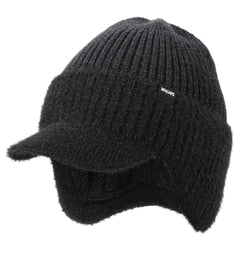 Wmcaps Wintermütze mit Schirm und Ohrenklappen für Herren, dick gefütterte Stirnklappenmütze mit Fleece-Futter, winddichte Kälteschutzmütze für Outdoor-Aktivitäten 