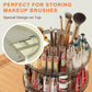 Auxmir Schminktisch Organizer mit 9 einstellbaren Stufen, Make Up Organizer 360° Drehbar, Extra Größer Kosmetik Hautpflege Organisieren 