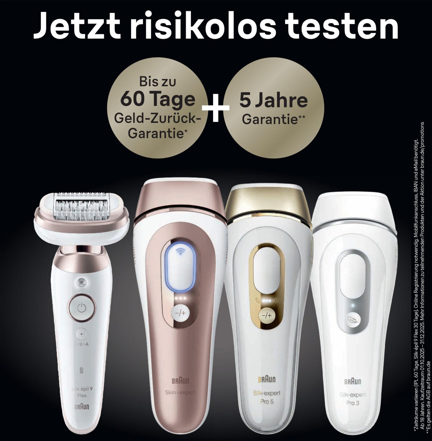 Braun Smart IPL 7 Skin i·expert – IPL Geräte Haarentfernung, Dauerhafte und Schmerzfreie Haarentfernung für Zuhause