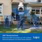 WLAN-Überwachungskamera Außen, 360° Sichtbereich, 1080p Auflösung, Bewegungserkennung, Nachtsicht bis zu 30 m 