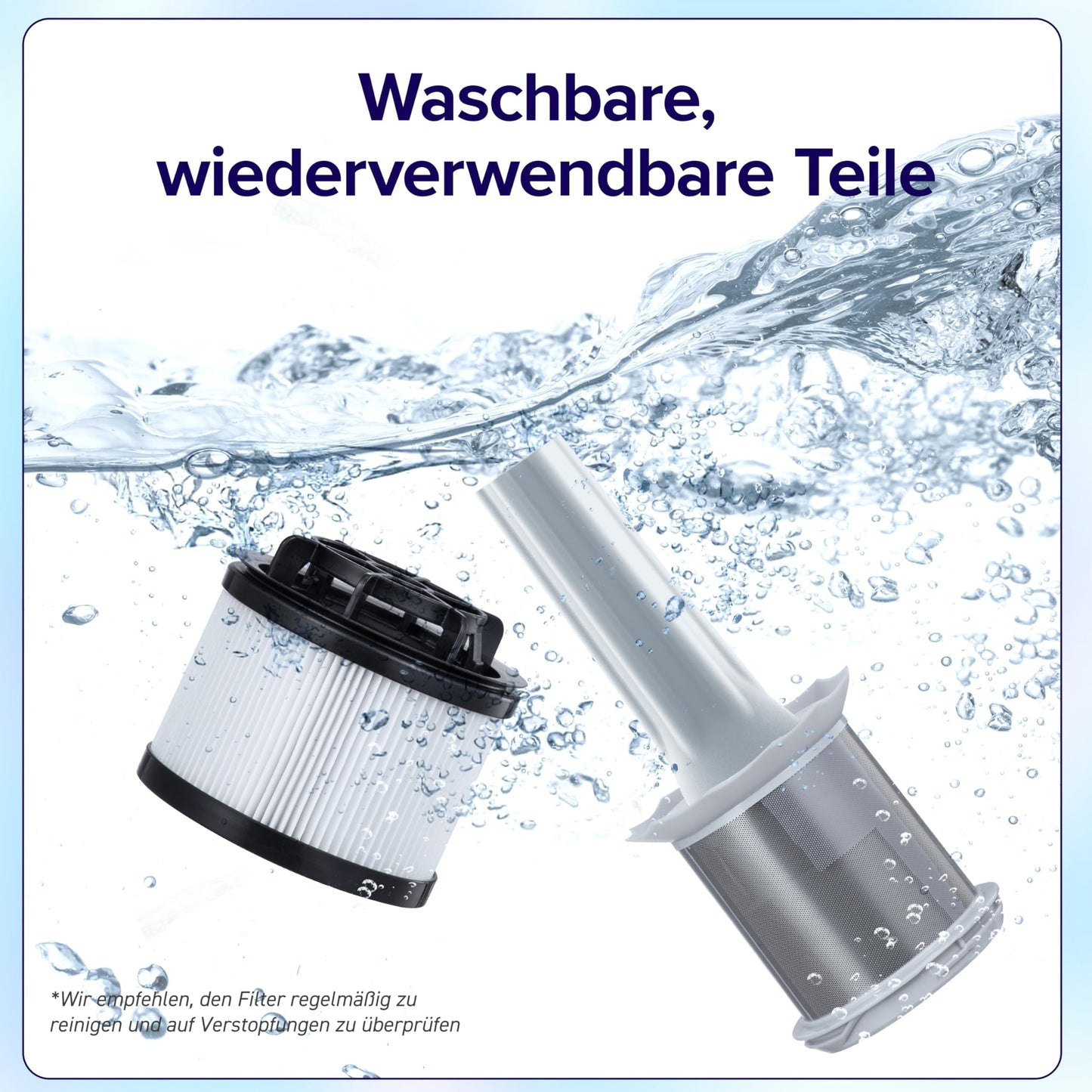 Akku Staubsauger -Levoit - Laufzeit für 75㎡ -4-in-1 Vacuum Cleaner - 99,9 Prozent Filterleistung