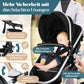 Kesser® Loops 3-in-1 Kombi-Kinderwagen, Komplettset inklusive Babywanne, Buggy-Sportsitz und Babyschale, Vollgummireifen 