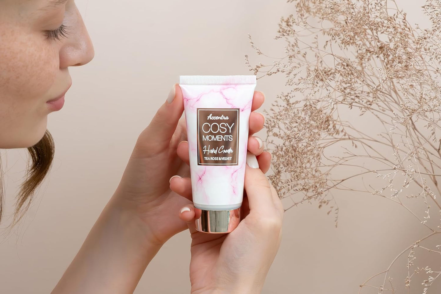 Accentra - COSY MOMENTS Bade- &amp; Duschset in Rosé - Geschenk Set zur Entspannung für Frauen zum Geburtstag 