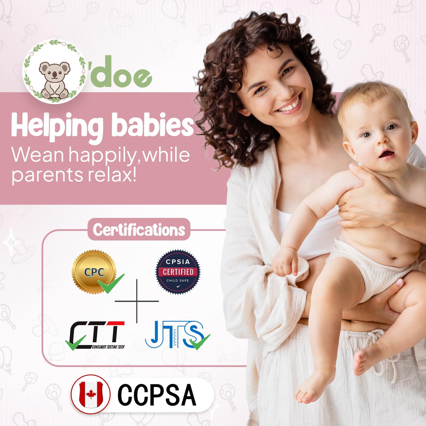 11-teiliges Babygeschirr-Set mit LED-Beleuchtung, Zubehör für Kleinkinder, Baby-Fütterungsset 