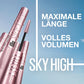 Maybelline New York Sky High Schwarze Wimperntusche für extrem lange Wimpern und Volumen, Sky High Mascara 