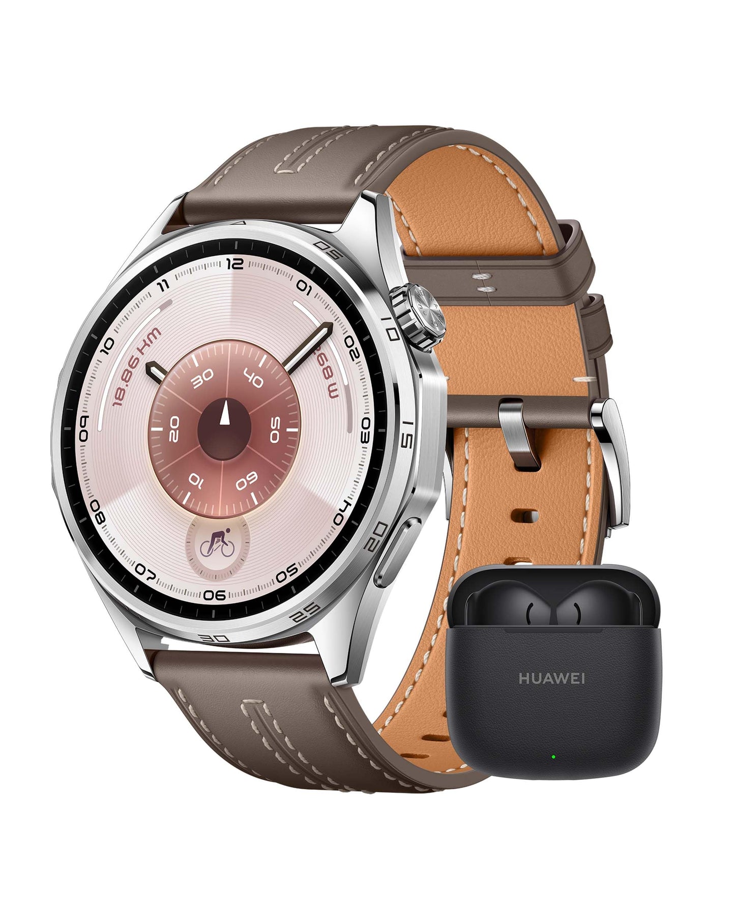 HUAWEI Watch GT 6 Pro Smartwatch, GPS, EKG, 1,47 Zoll AMOLED-Display, bis zu 21 Tage Akkulaufzeit, umfassende Fahrradfunktionen, über 100 Sportmodi, kompatibel mit Android und iOS 