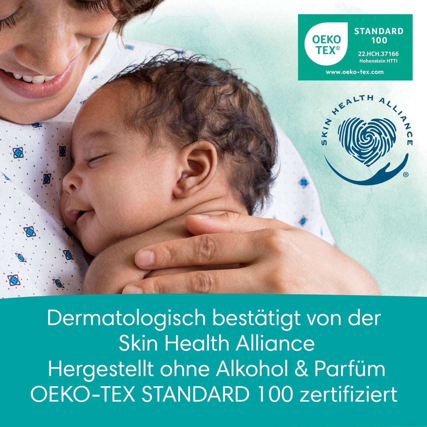 Pampers Harmonie Aqua Feuchttücher, den natürlichen pH-Wert der Haut wiederherzustellen, leichte Lotion mit 99% Wasser