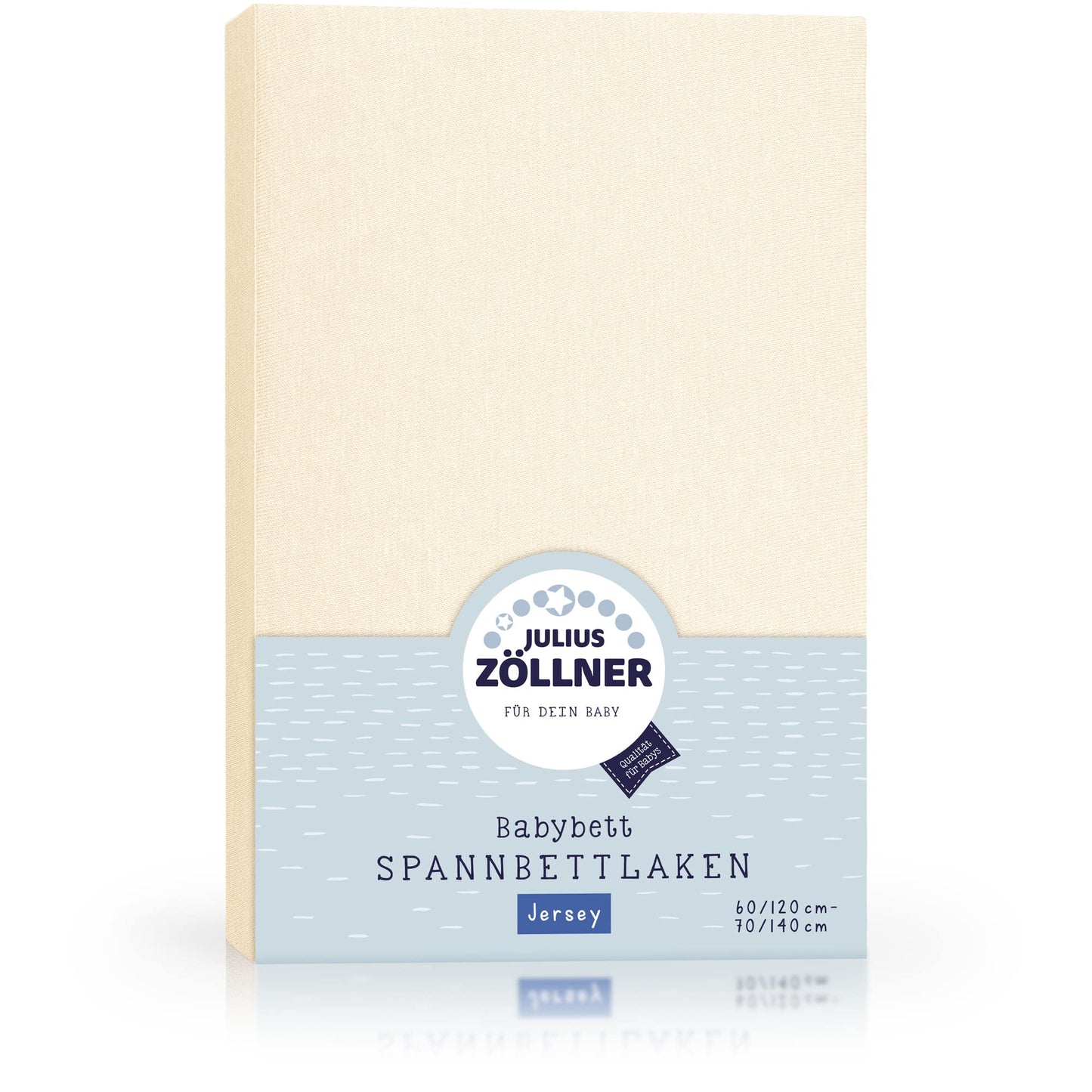 Spannbettlaken für Baby- &amp; Kinderbett, 100 % Jersey-Baumwolle, 2er Pack 
