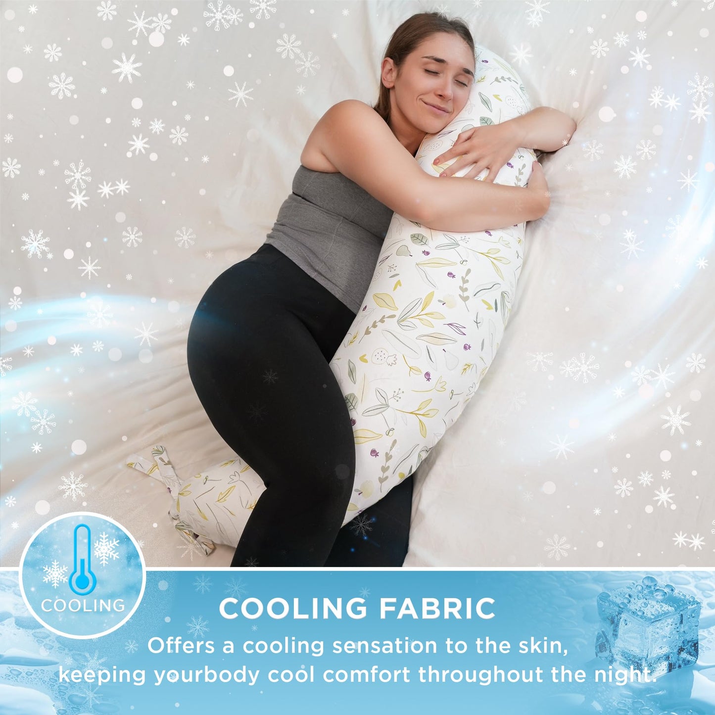 Stillkissen, vielseitiges Positionierungskissen in Übergröße, Schwangerschaftskissen für Babys und Erwachsene, Seitenschläferkissen mit waschbarem 