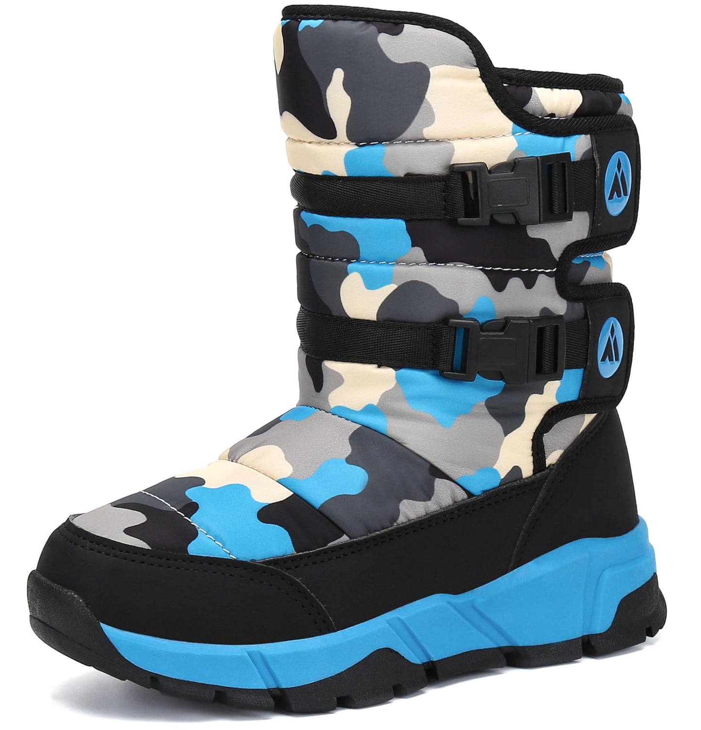 Mishansha Kinderwinterstiefel, warm, gefüttert, Outdoor-Schneestiefel für Mädchen und Jungen