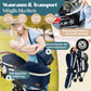 Kesser® Loops 3-in-1 Kombi-Kinderwagen, Komplettset inklusive Babywanne, Buggy-Sportsitz und Babyschale, Vollgummireifen 