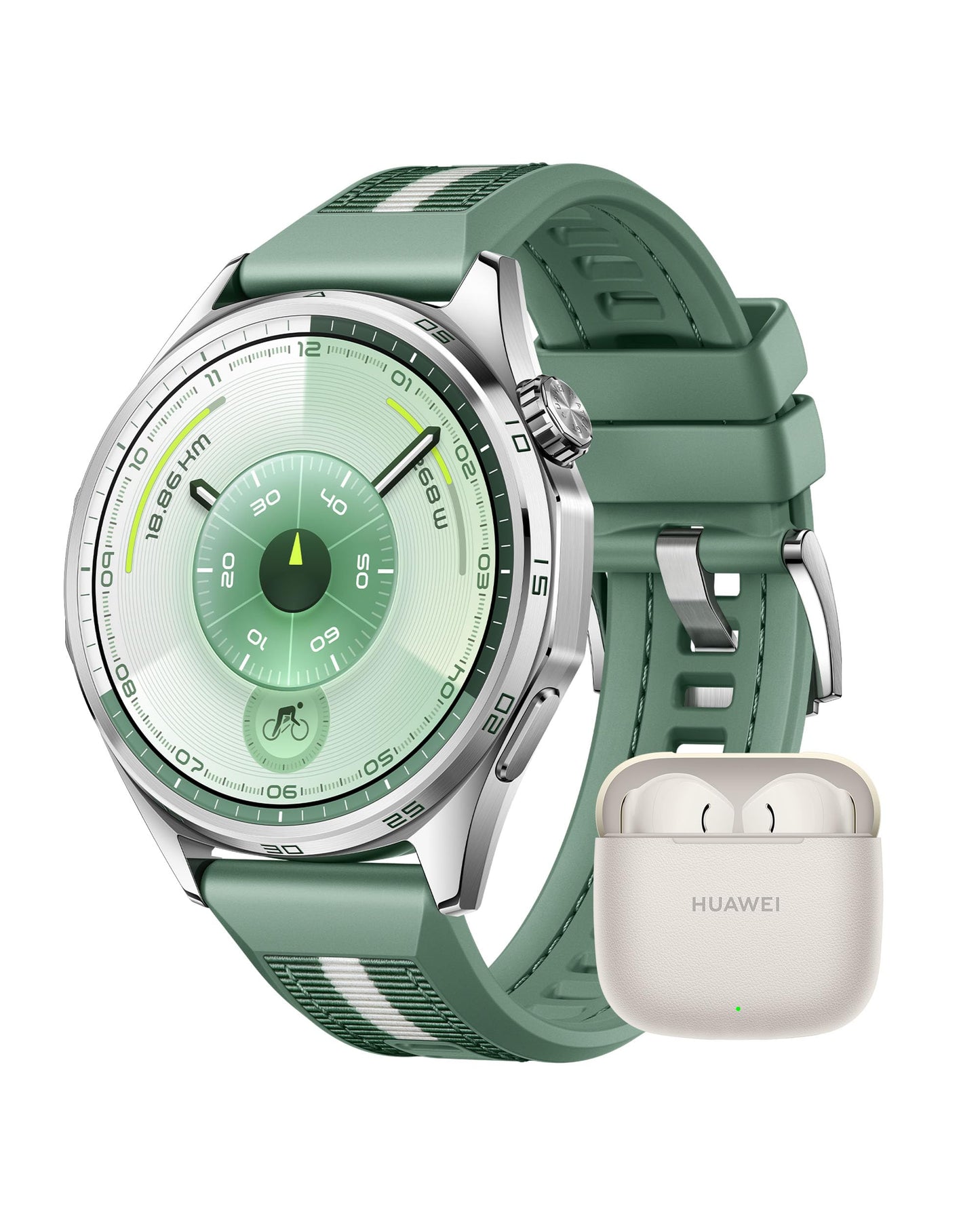 HUAWEI Watch GT 6 Pro Smartwatch, GPS, EKG, 1,47 Zoll AMOLED-Display, bis zu 21 Tage Akkulaufzeit, umfassende Fahrradfunktionen, über 100 Sportmodi, kompatibel mit Android und iOS 