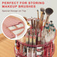 Auxmir Schminktisch Organizer mit 9 einstellbaren Stufen, Make Up Organizer 360° Drehbar, Extra Größer Kosmetik Hautpflege Organisieren 