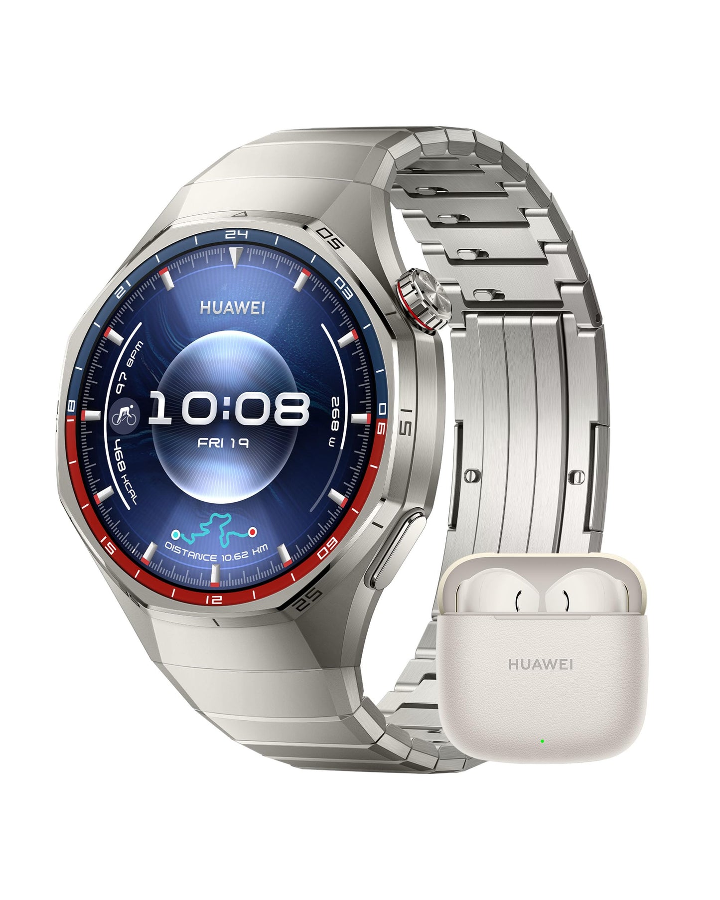 HUAWEI Watch GT 6 Pro Smartwatch, GPS, EKG, 1,47 Zoll AMOLED-Display, bis zu 21 Tage Akkulaufzeit, umfassende Fahrradfunktionen, über 100 Sportmodi, kompatibel mit Android und iOS 