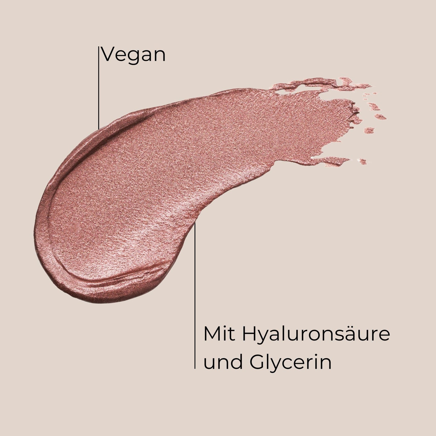 MAGIC FINISH Mousse Eyeshadow Love Note (8 ml) – Langanhaltender metallischer Lidschatten mit Glitzer-Effekt 