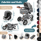 Kesser® Loops 3-in-1 Kombi-Kinderwagen, Komplettset inklusive Babywanne, Buggy-Sportsitz und Babyschale, Vollgummireifen 