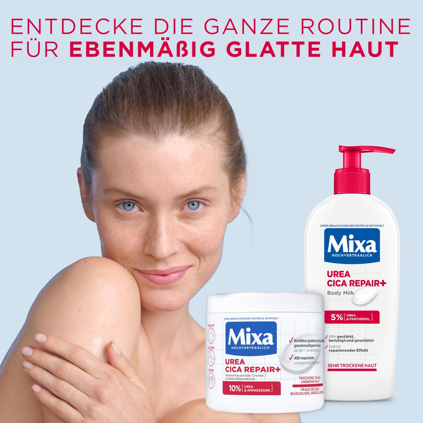 Hauterneuernde Creme mit Urea & Niacinamide, für trockene und raue Haut, repariert und glättet, für Hände und Gesicht
