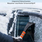 Eiskratzer, Auto-Eiskratzer, Schneebürste, abnehmbarer, ergonomischer Schaumstoffgriff für Pkw, Lkw und SUVs 