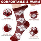 Airabc 5 Paar Damen-Thermosocken, warme Wintersocken, farbenfroh, kuschelig und atmungsaktiv 