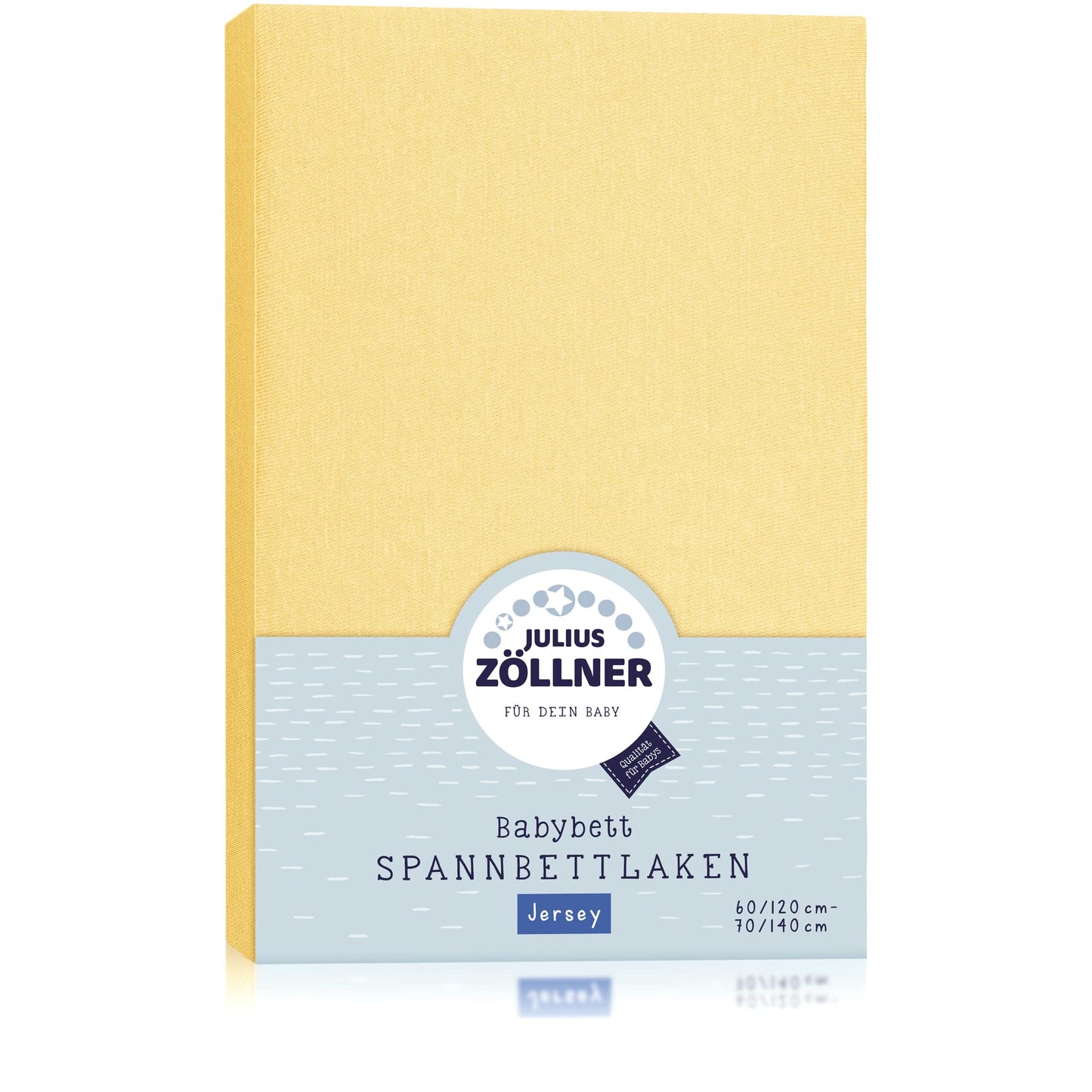 Spannbettlaken für Baby- &amp; Kinderbett, 100 % Jersey-Baumwolle, 2er Pack 