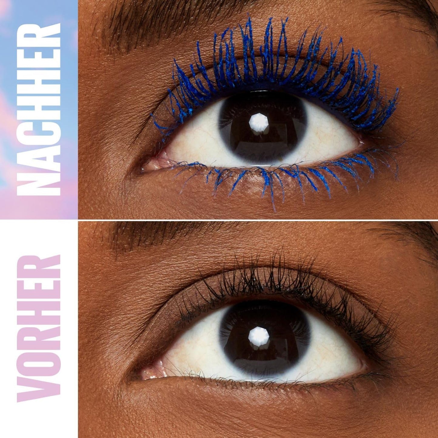 Maybelline New York Sky High Schwarze Wimperntusche für extrem lange Wimpern und Volumen, Sky High Mascara 